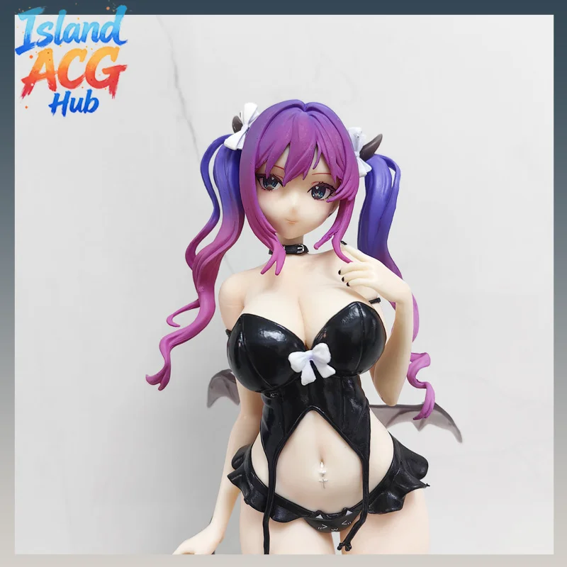 

2D Beautiful Girl GK Little Succubus Demon Maid Standing Pose Model Boxed Figure Anime Collectible Ornament for Desktop Display