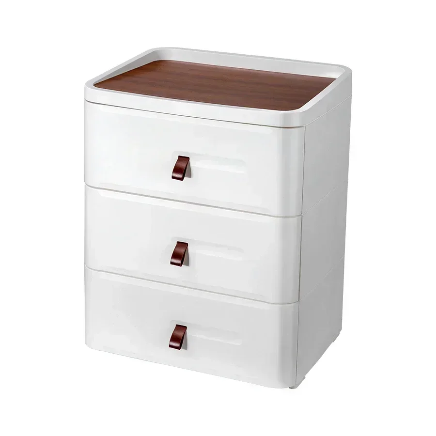 Storage White Nightstand Modern Minimalist Home Nightstand