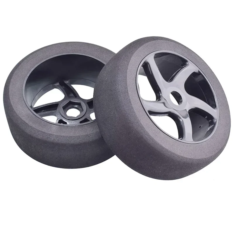 17mm Hex 1/8 RC Espuma Pneus Jantes de roda 118mm Conjunto para carro de corrida HSP HPI