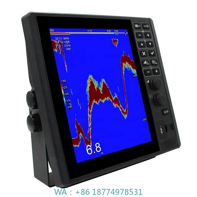 K 50KHZ / 200KHZ Peixe -12 (Novo!) ONWA Poixe Digital de 12,1 polegadas /1KW/2KW