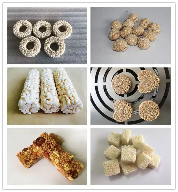 ماكينة الوجبات الخفيفة من الحبوب 120-150 كجم/ساعة أوتوماتيكية من الفولاذ المقاوم للصدأ بثق الوجبات الخفيفة الموسعة