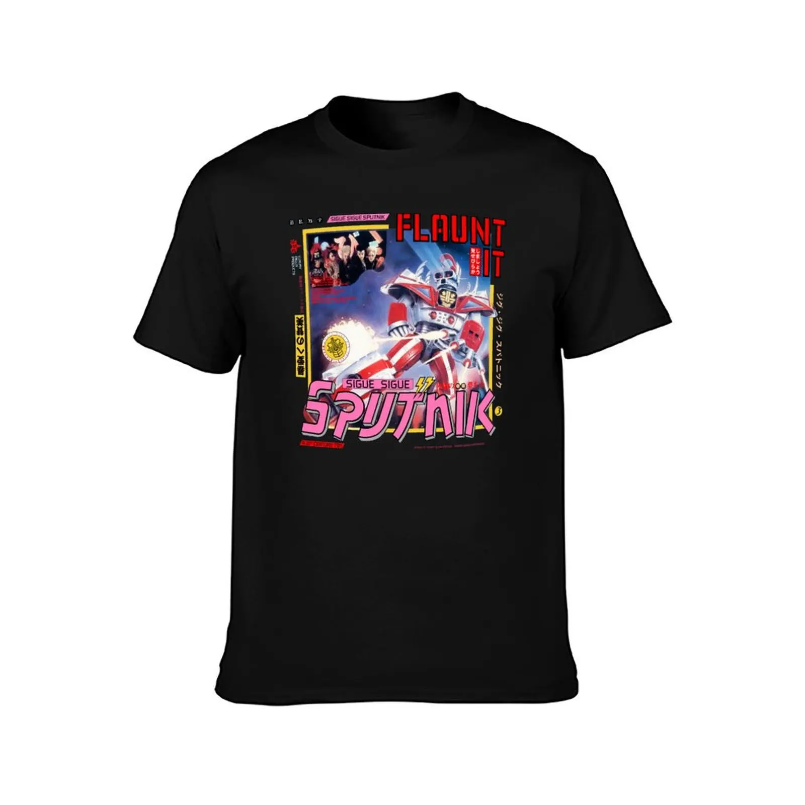 Sigue Sigue Sputnik - Flaunted T-Shirt Casual Streetwear Short Sleeve Tee T-Shirt