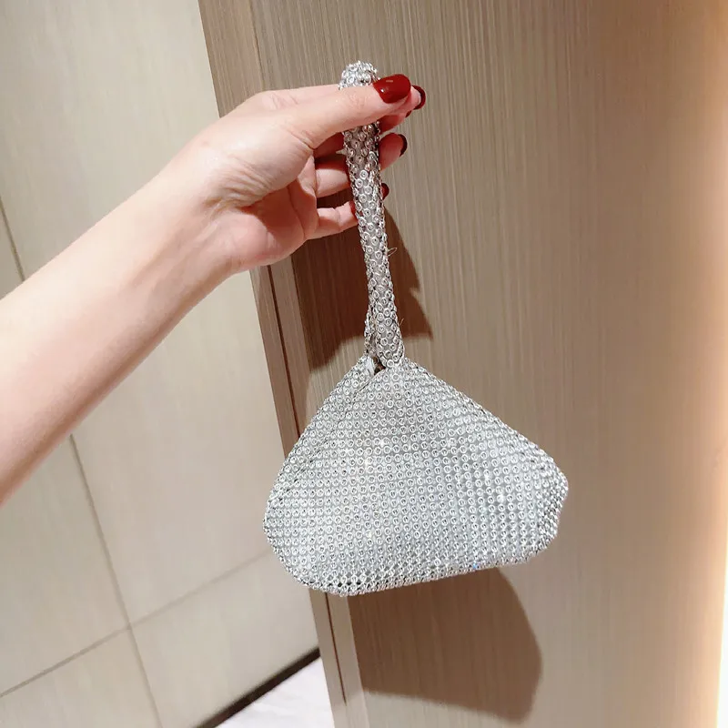 Fashion Women Diamond Dinner Bag Ladies Clutches Handbag Dress Banquet Evening Bag Coin Purse For Girlfriend Gift