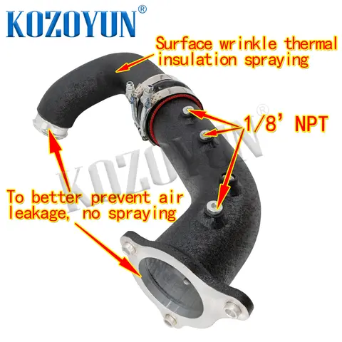 3'흡기 충전 파이프 BMW B46 B48 2.0T 320i 330i 330e 430i ix F30 F32 G20 인터쿨러 터보 키트 X3 X4 X5 X6 Z4 G01 G02