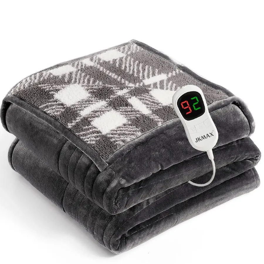 

Electric Blanket Full Size 72x84 Flannel Heating Blanket with 10 Heating Levels amp 5 Time Settings OverHeat Protection, Winter