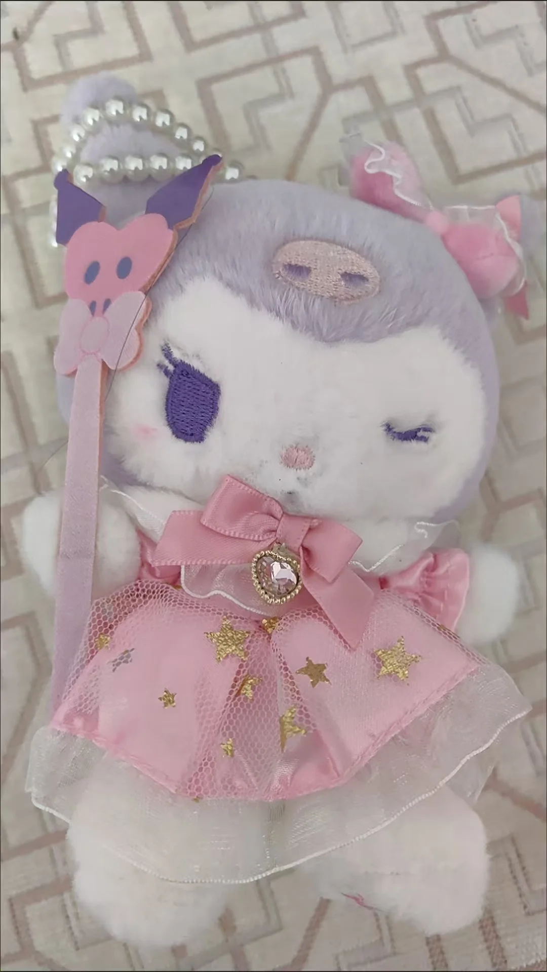 

MINISO Japanese new cute birthday plush pendant girl pericarp packaging ornaments Valentine's Day Gift toys for girls