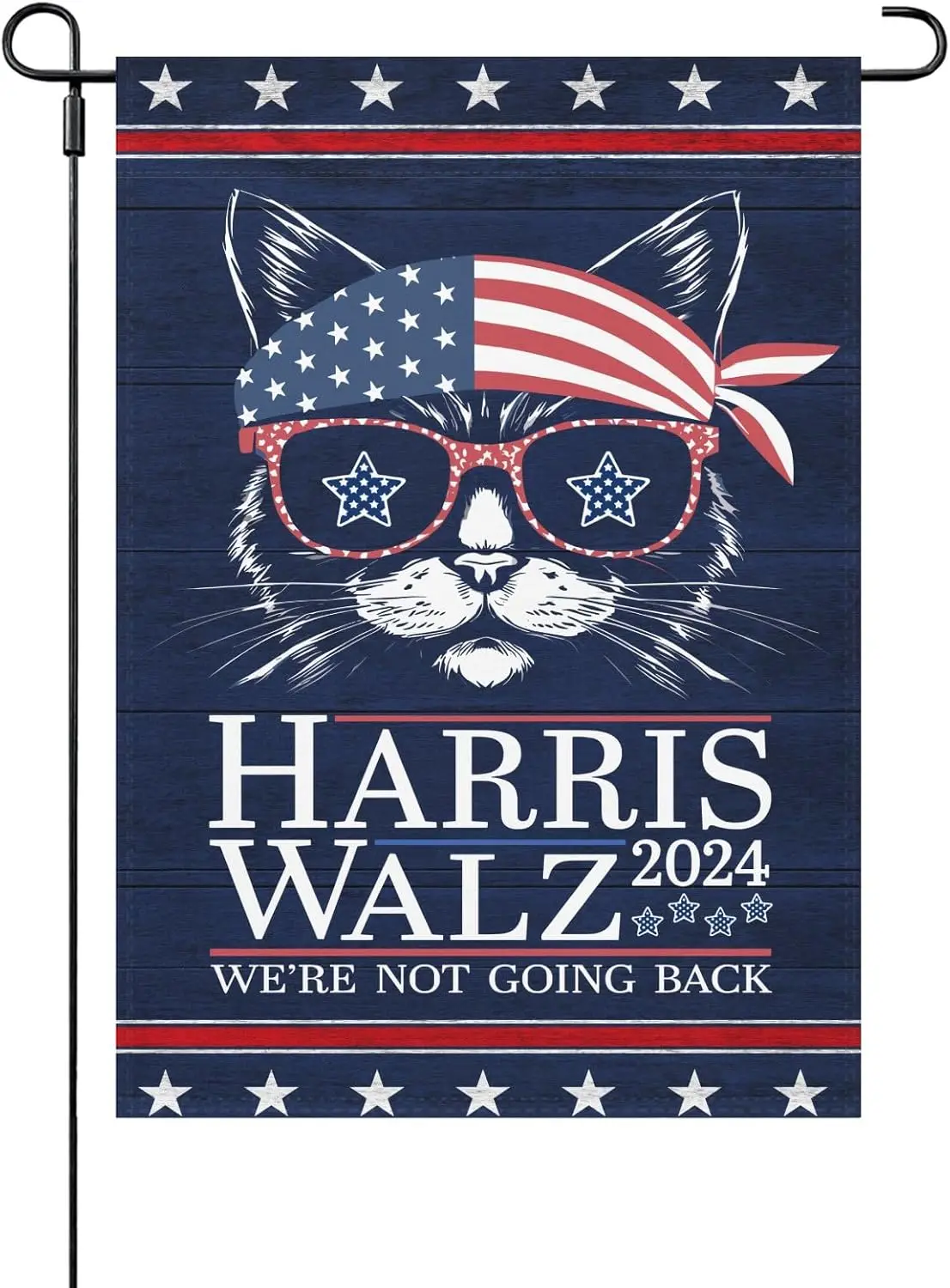 Kamala Harris Waltz Mind Your Own Damn Business Garden Flag One Size Double Sided, Unique Small Garden Flags One Size Double Sid