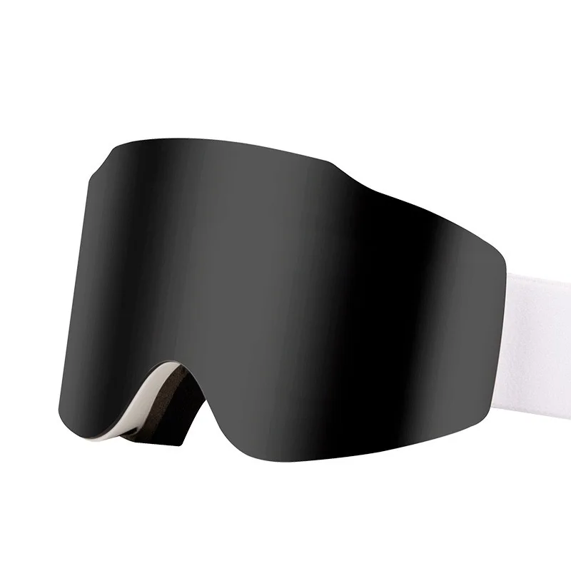 Custom Logo Outdoor Sports Ski Goggles with Anti-Fog and Magnetic Replaceable Lenses for Winter Sports & Helmetspromote sales
