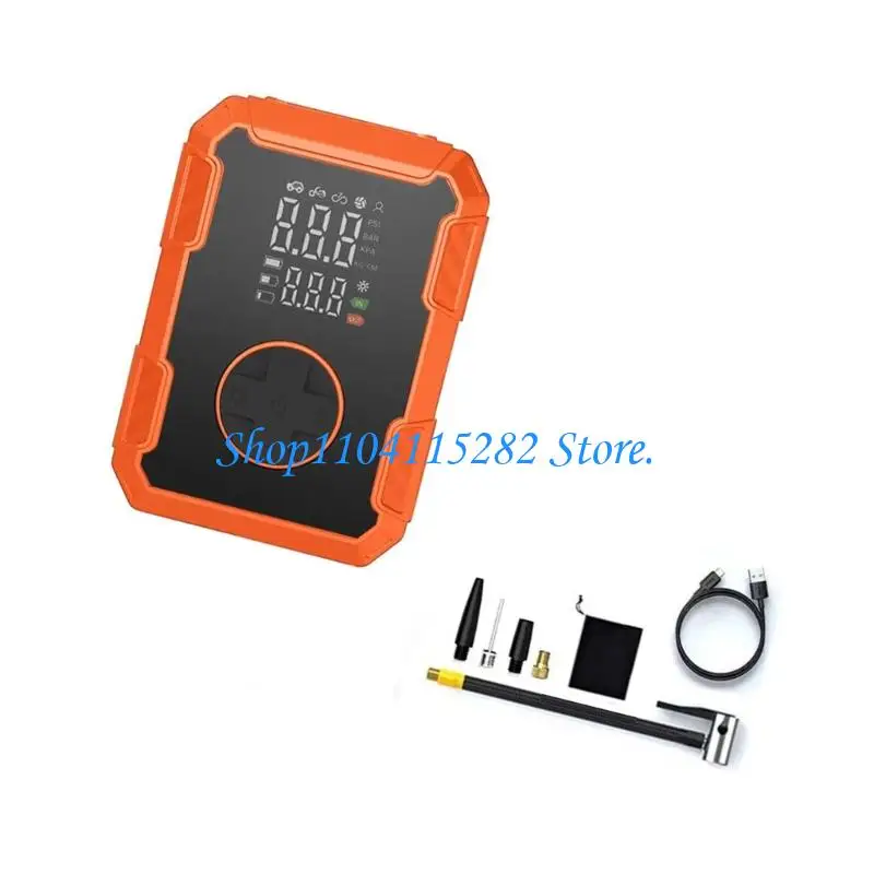 Digital Readout Tire Pump For Cars Providing Automatic Shut Off