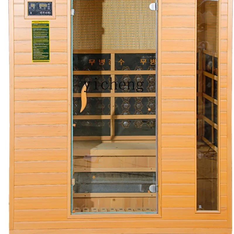 

A1 three-person family with tourmaline tourmaline sweat steam far infrared light wave room sauna box