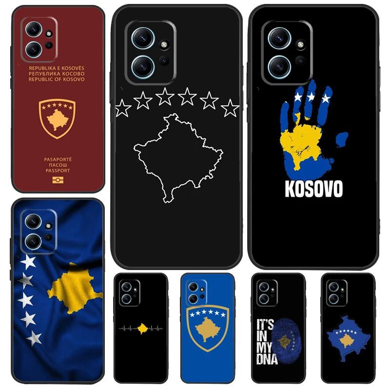 Kosovo Passport Flag Case For Xiaomi Redmi Note 12 11 10 8 9 Pro 9S 10S 11S 12S Cover For Redmi 12 9C 10C 12C