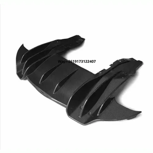 RY نمط ألياف الكربون الجافة طقم الجسم جديد شفة ممتصة للصدمات الخلفية الناشر سبويلر الفاصل ل 720S 2017-2019 مصدات السيارات