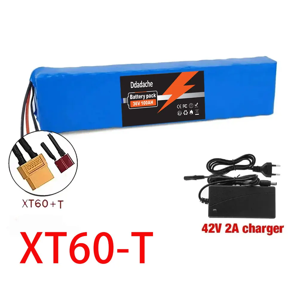 10S3P 36V 100Ah Oplaadbare lithiumbatterij 500W Power Modified Fiets elektrische scooter Voertuig met BMS