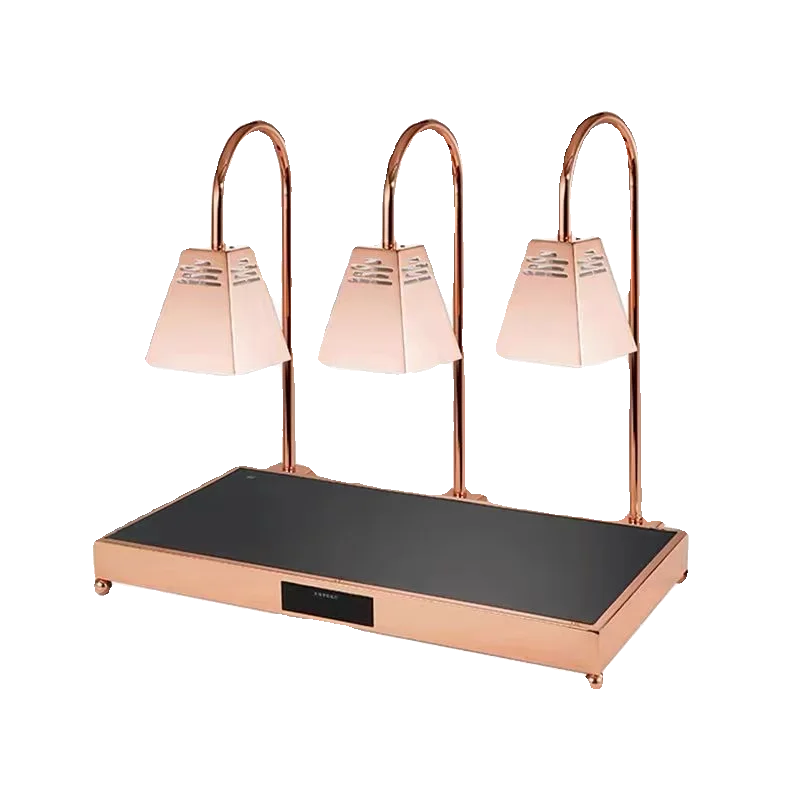 Buffet Insulation Lamp Restaurant Dishes French Fries Bread Hotel