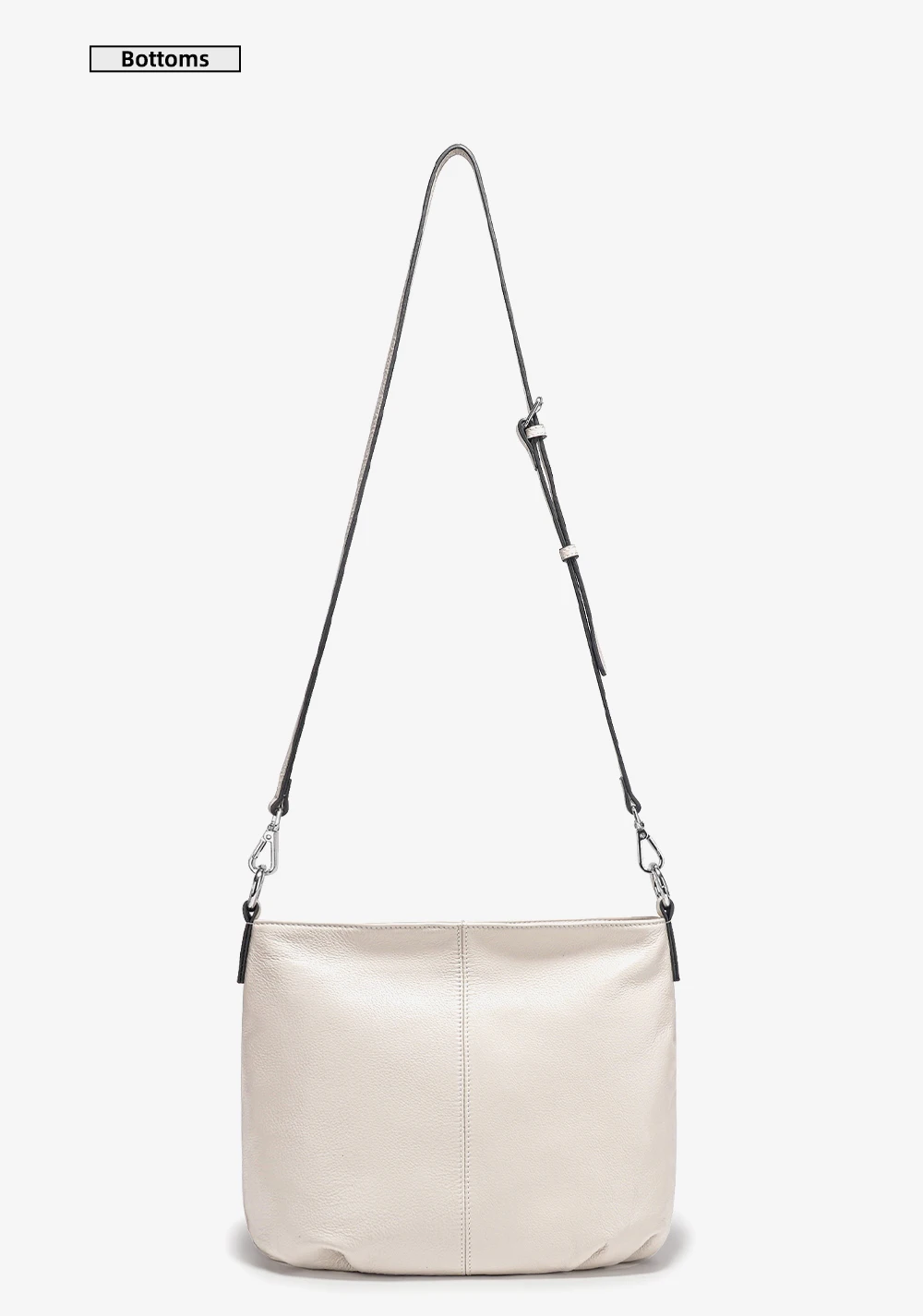 Zency Damen-Umhängetasche aus weichem Rindsleder, modische Lederhandtasche, Umhängetasche, Schulranzen für den Pendelverkehr, bezaubernde Hobos – Detail 11
