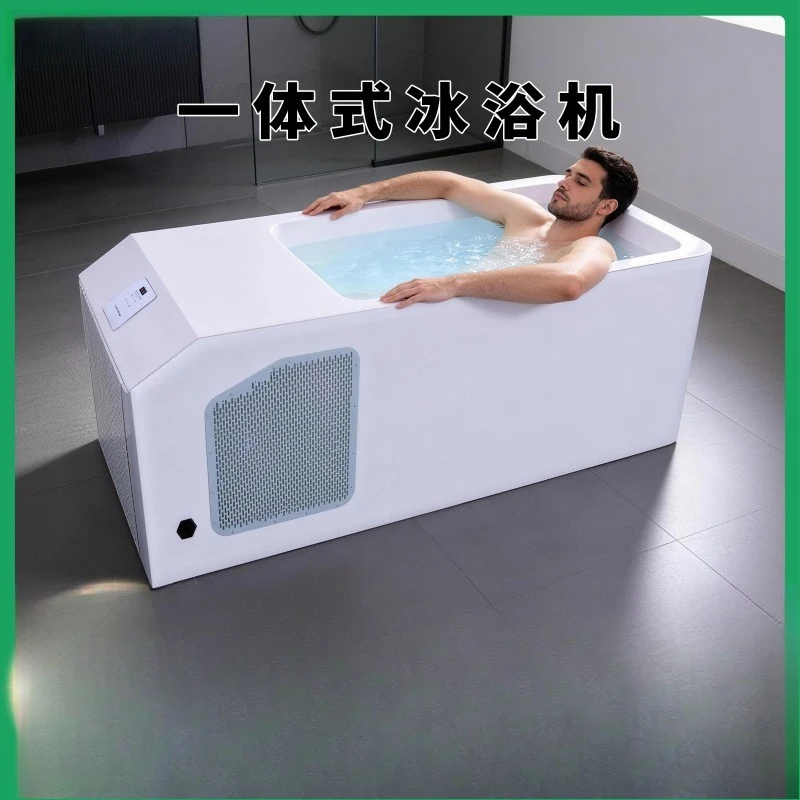 Integrated hot and cold dual system water circulation ice bath machine, constant temperature fitness bathtub outdoor