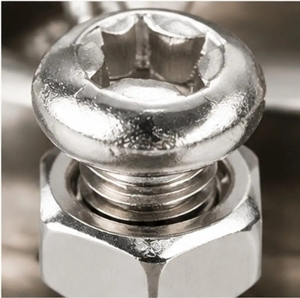 2Sets Soup Pot Handle Mount Bolts Pm5x10mm Stainless Steel Cookware Handle Screws for Wok Frying Pan Saucepan Stockpot Grip