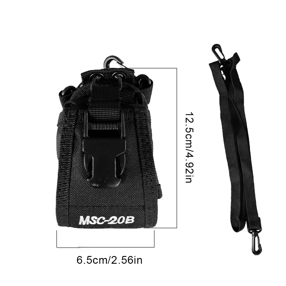 Нейлоновый чехол для рации с регулируемым ремешком, держатель для рации, сумка для переноски Baofeng UV-5R UV-82 UV-888S UV-9R