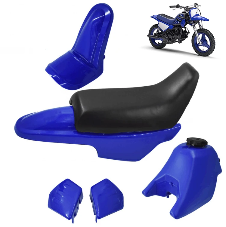 Motorcycle Plastic Fairing Body Kit For YAMAHA PW50 PY50 PW 50 PEE WEE Plastic Fender Body Seat Gas Tank Kit