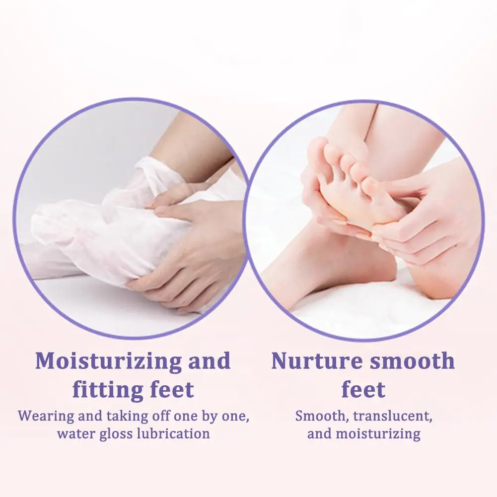 Exfoliating Foot Whitening Moisturizing And Remove Dead Skin Foot Care Smooth And Translucent Peel For Legs B9j5