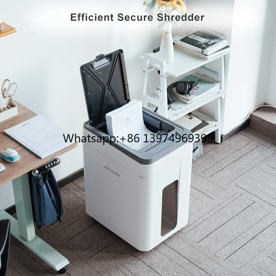 Best Price A1 Auto Feed Industrial 400 Sheets Heavy  P5 50L CE Paper Shredder for China Supplier Direct factory