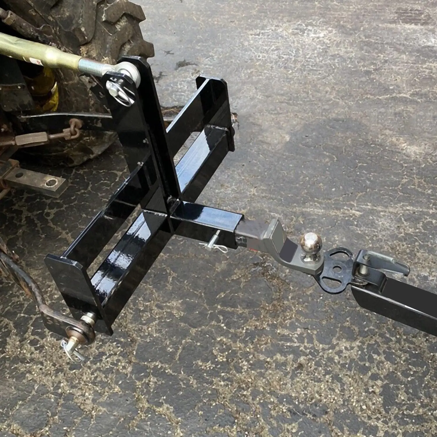 

Heavy Duty 3 Point Trailer Hitch, with 2" Receiver, for CAT-1, Tractor Quick Hitch Attachments