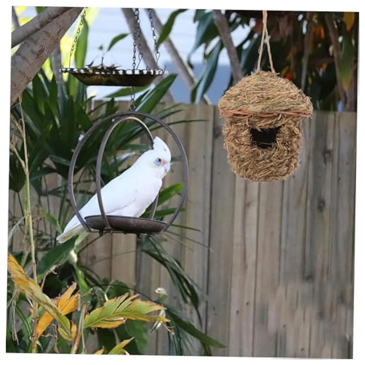 Straw Bird Nest Bird Shelter, Parrot Breeding Cave, Natural Bird Nest HouseJAS