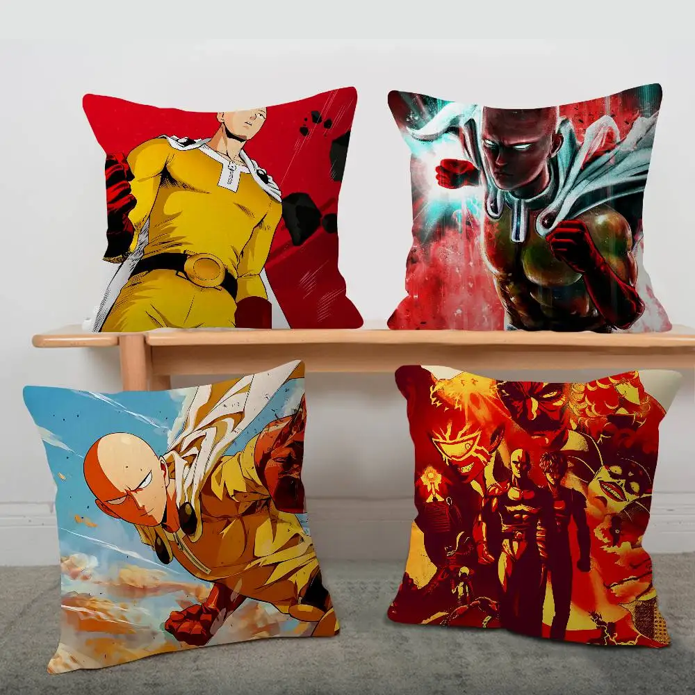 One Punch Man Cushion Cover Decorative Pillow Sofa Home Decor case pillow cases