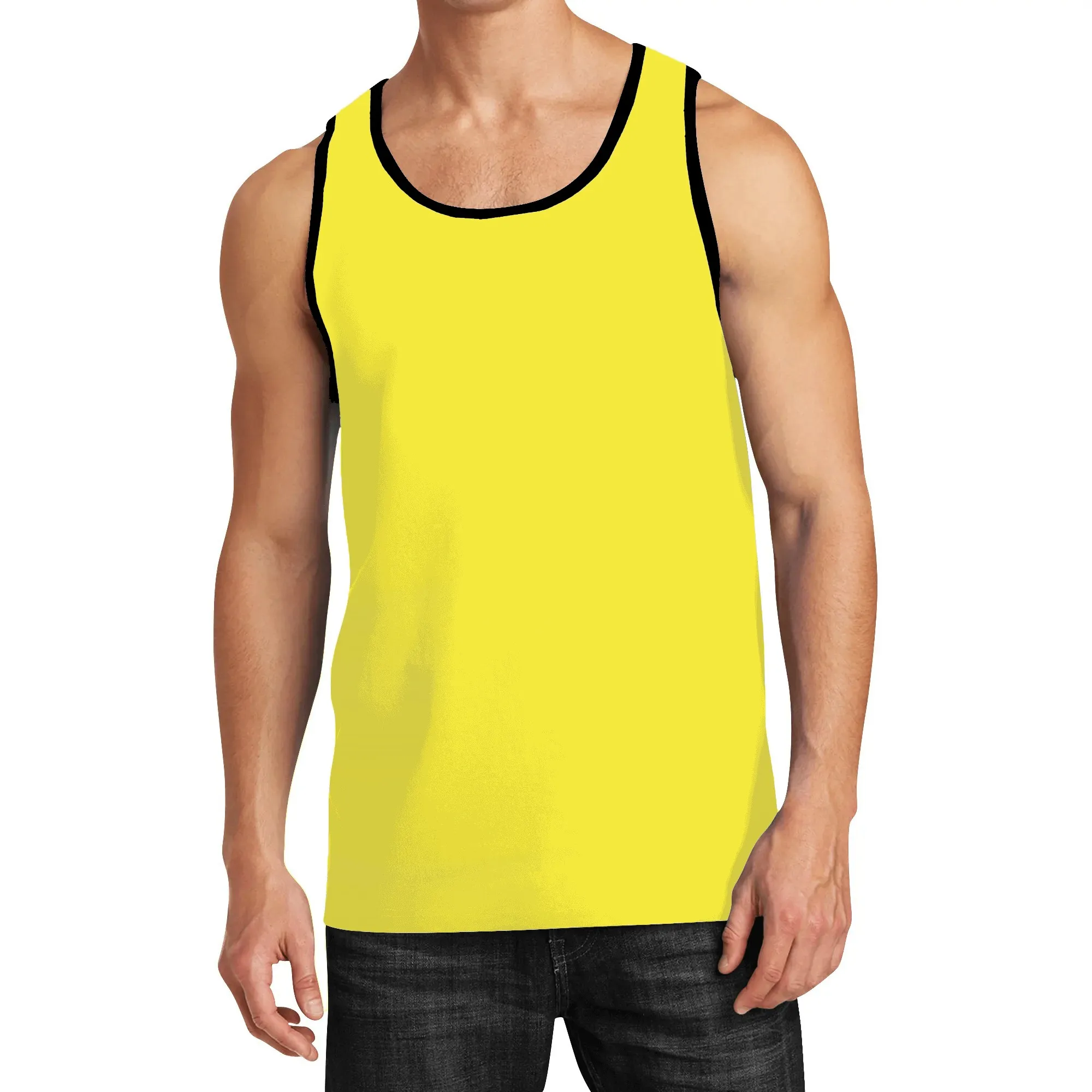 New Vest Fitness Muscle Men\'s Tops Light Breathable Adult Children\'s Sleeveless T-shirt Suitable For Parties, Beaches, Sports