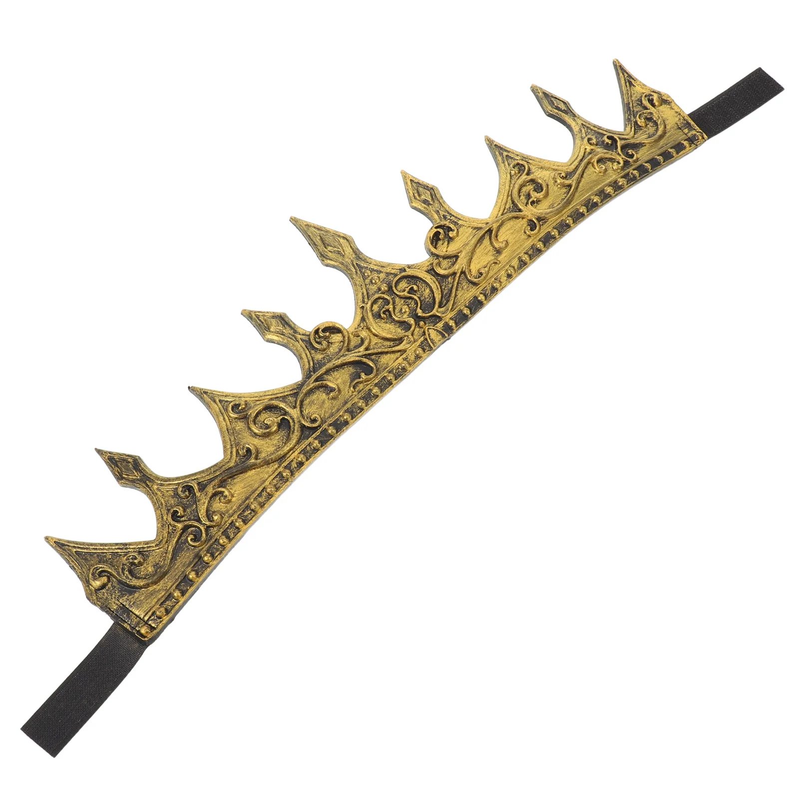 

King Crown for Boys Royal Costume Hat Party Headwear Cosplay Prop Medieval King Halloween Birthday Kids Costume Crown Hat