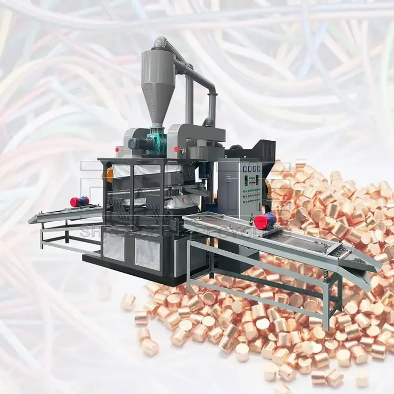 Crusher Fante Scrap Copper Wire Cable Granulator Copper Manufacturer Customization
