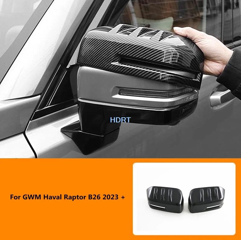 Car Styling Rear View Mirror Cover Reverse Mirror Shell Reflective Mirror Accessories For Great Wall GWM Haval Raptor B26 2023 +