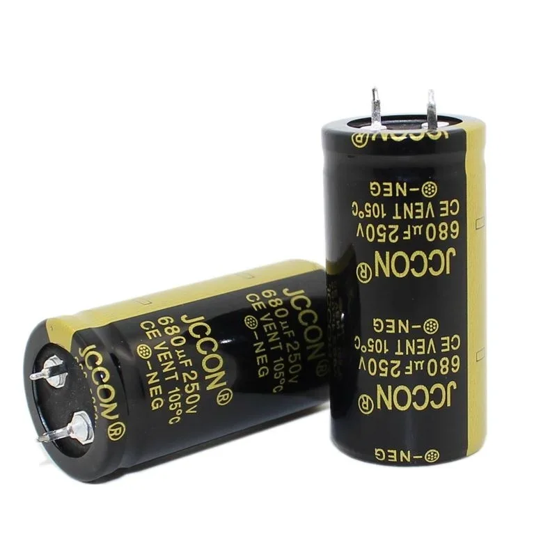 250v680uf JCCON Thick-foot Electrolytic Capacitor Volume 25x50  Inverter Power