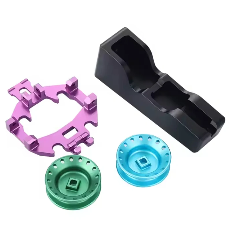 Peças de liga de alumínio usinadas CNC da caixa de gabinete personalizada Anodização Componentes da caixa de montagem Peças CNC