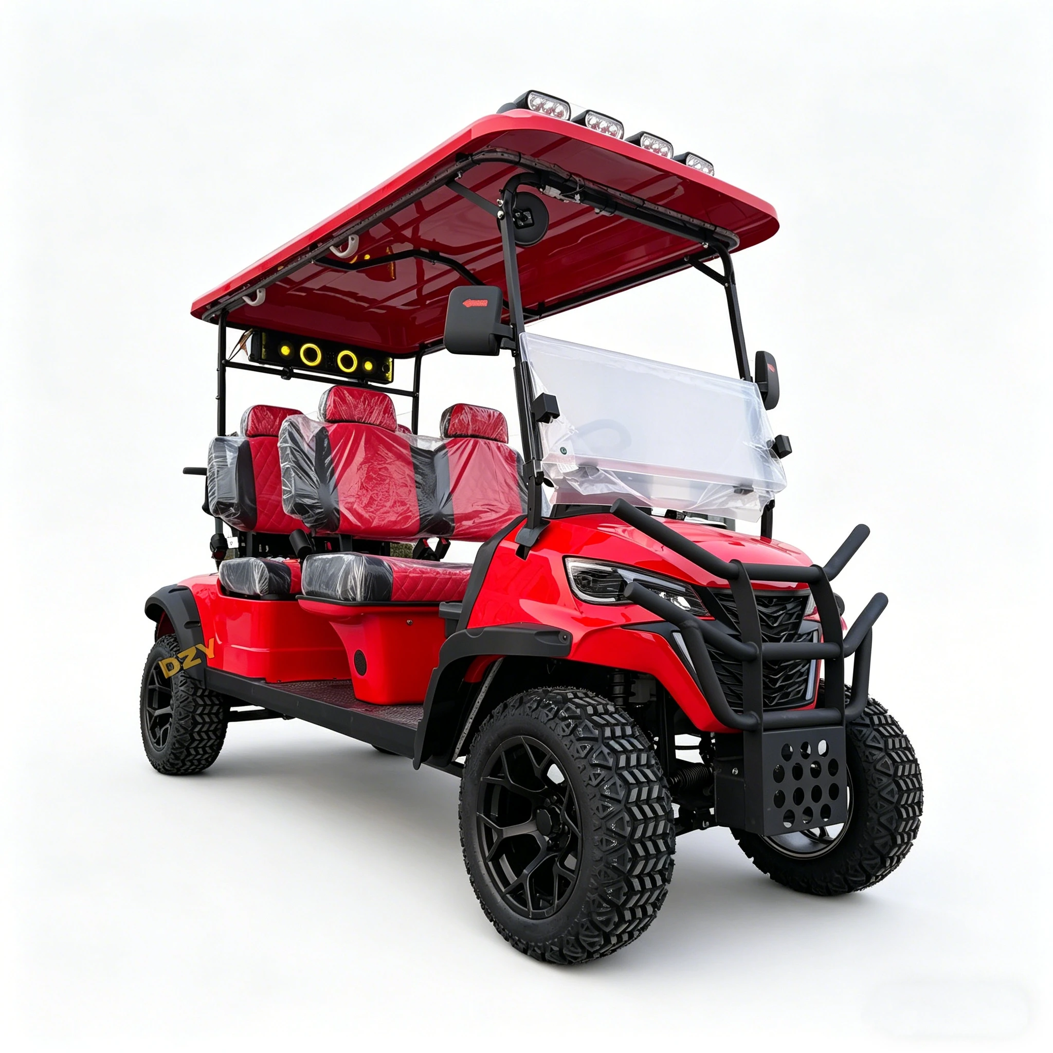 Factory competitive price 4-seater electric golf cart, adult single electric golf course cart, sightseeing car manufacturer