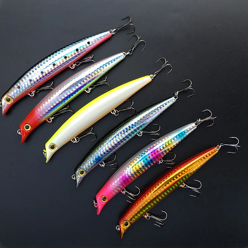 1pcs 12cm 12.5g Artificial Hard Bait Fishing Lure 3D Eyes Treble Hook Floating Crankbait Pesca Tackle