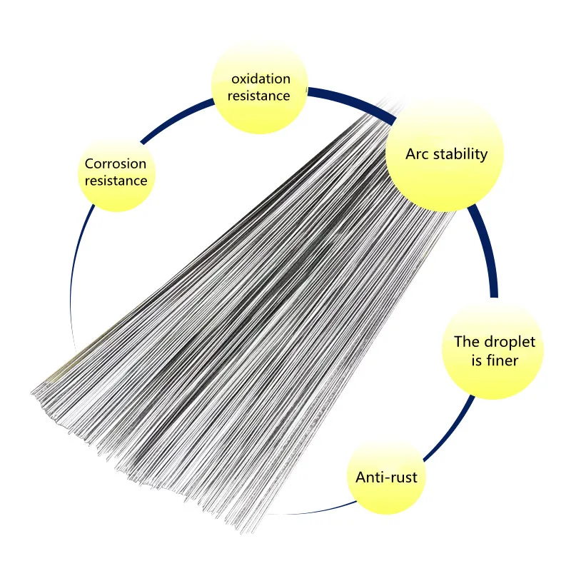 Imagem -03 - Haste de do Soldador do Metal do Fio de Soldadura do Arco do Argônio 1.0 Mm- 3.0 mm Usada na Soldadura de Aço Inoxidável 304 Aço Inoxidável 1kg Tig304