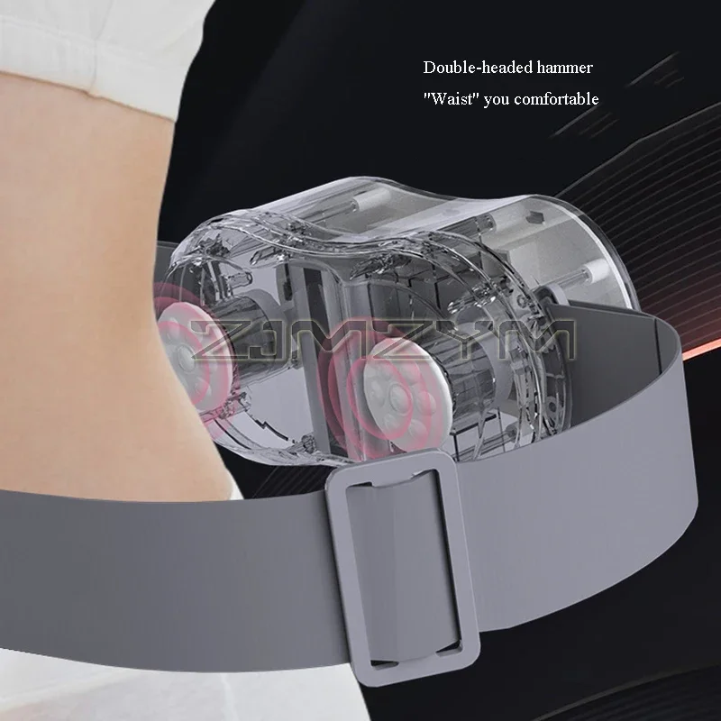 6-modi Taille Massager Oplaadbare Sport Massager Elektrische Body Massage Machine Voor Buik Taille Thuis Met Verstelbare Riem