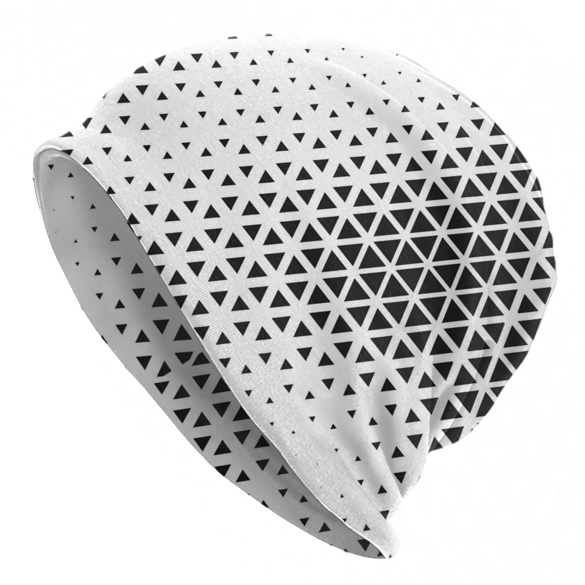 colorful Geometric Print  Beanie Cap for Men Women Streetwear  Cooling Skull Cap Sweat Wicking for Gym Workout