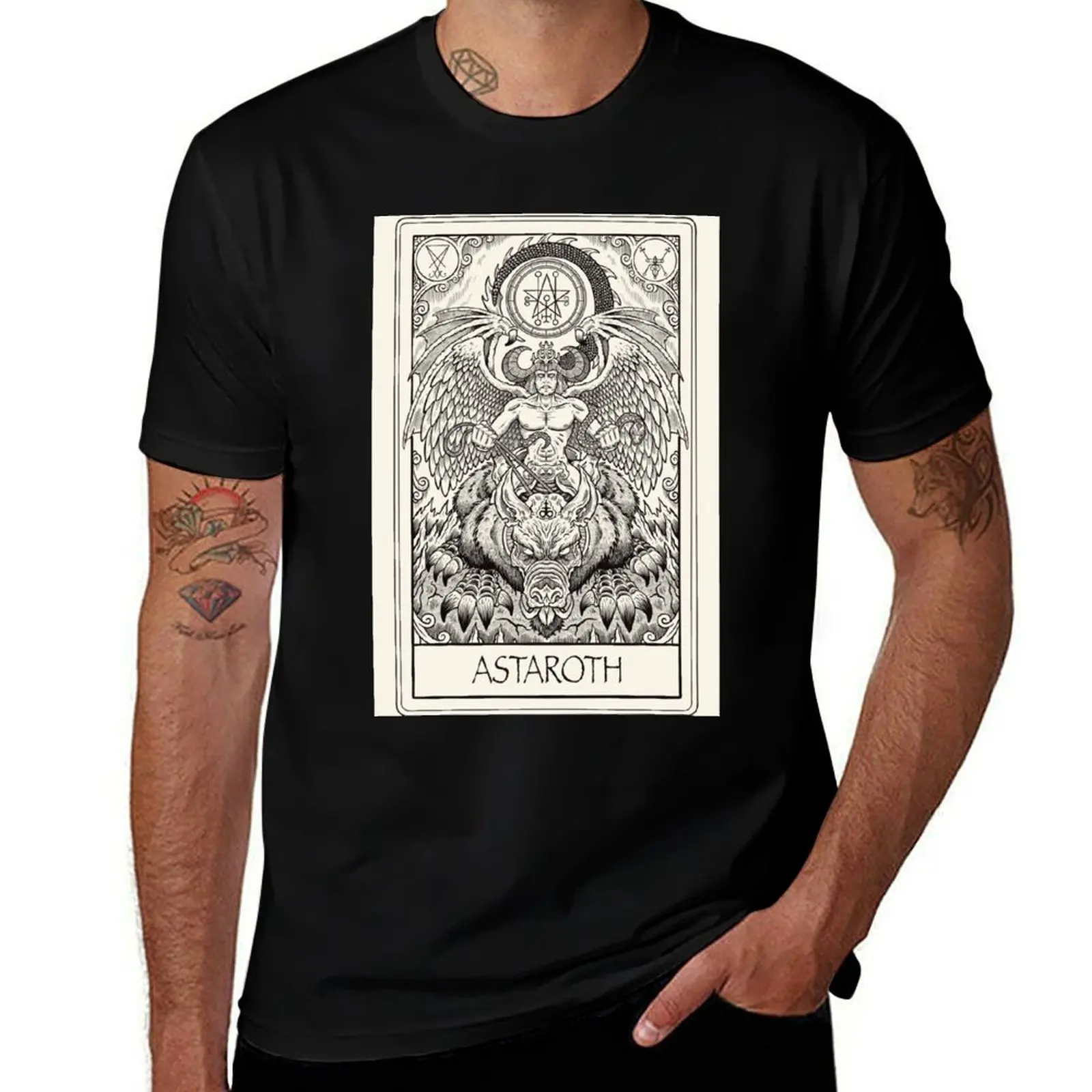 

The demon Astaroth. T-Shirt t shirt man cotton funny t shirts dark humor T-Shirt