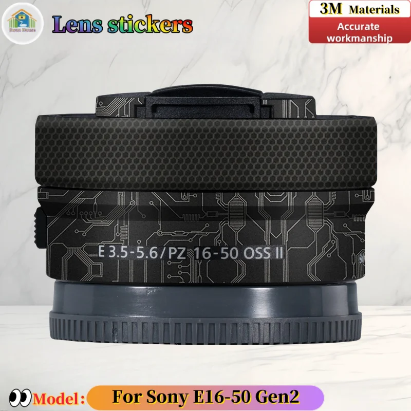 

For Sony E16-50 Gen2 lens sticker, DIY skin, Precision tailoring wear-resistant protective film