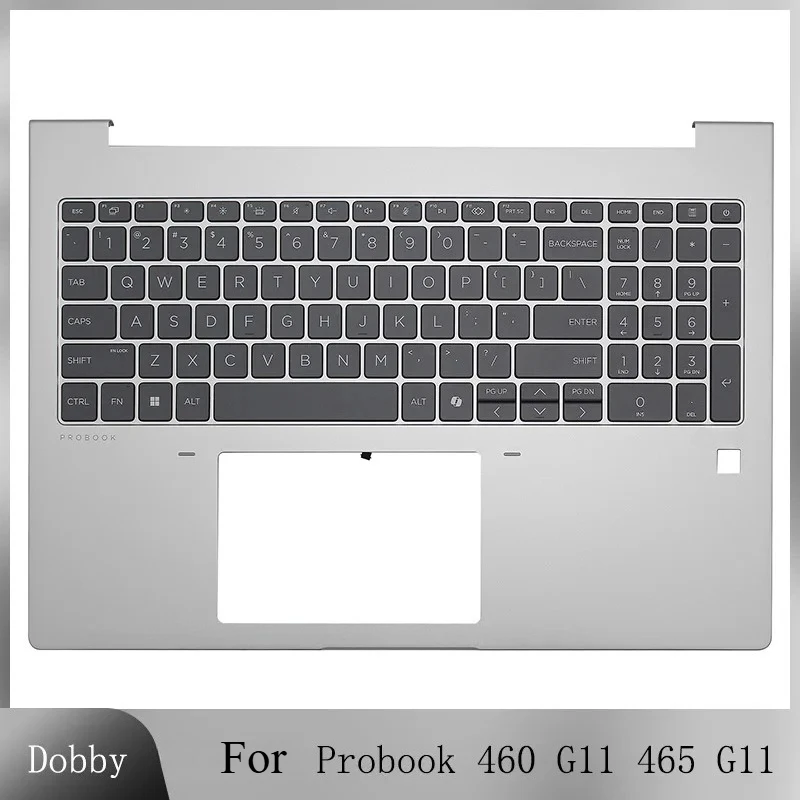 

Original New US Keyboard For Probook 460 G11 465 G11 HSN-Q38C-6 Laptop Palmrest Top Case Backlit Keyboard N98507-001 N99343-001