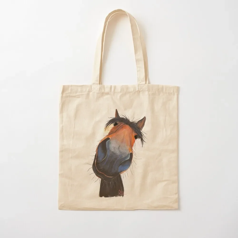 HORSE PRiNT 'HAPPY DAVE' BY SHIRLEY MACARTHUR Tote Bag Big bag Cloth bag cute pouch