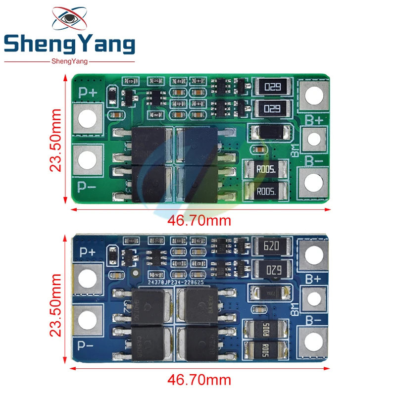 BMS 2S 3.2V 3.7V 10A LiFePO4 / لوح حماية شحن بطارية الليثيوم 6.4V 7.2V 18650 32650 حزم البطارية مع التوازن #2