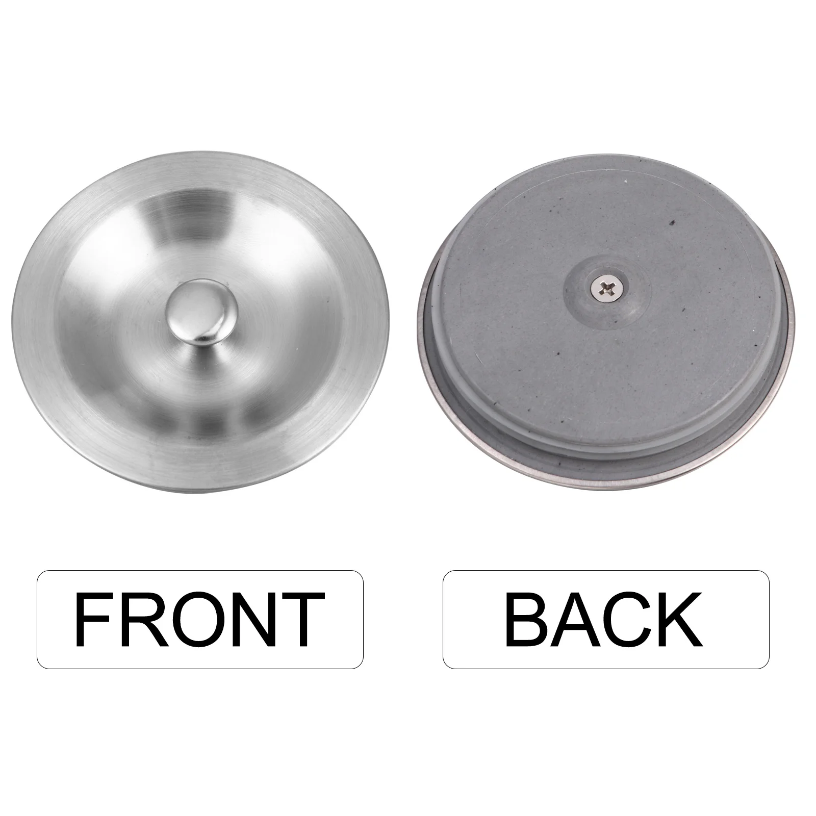 1 stks Rvs Gootsteen Stopper Voor Keuken Afvoer Vuilophaal Platte Zuigkracht Metalen Plug Gemakkelijk Verwijderen Keuken Benodigdheden