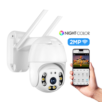 1080P hd Human & Motion Detection Wireless Cctv Security Ptz Dome Camera Outdoor IP66 Waterproof Smart V380 Wifi Camera