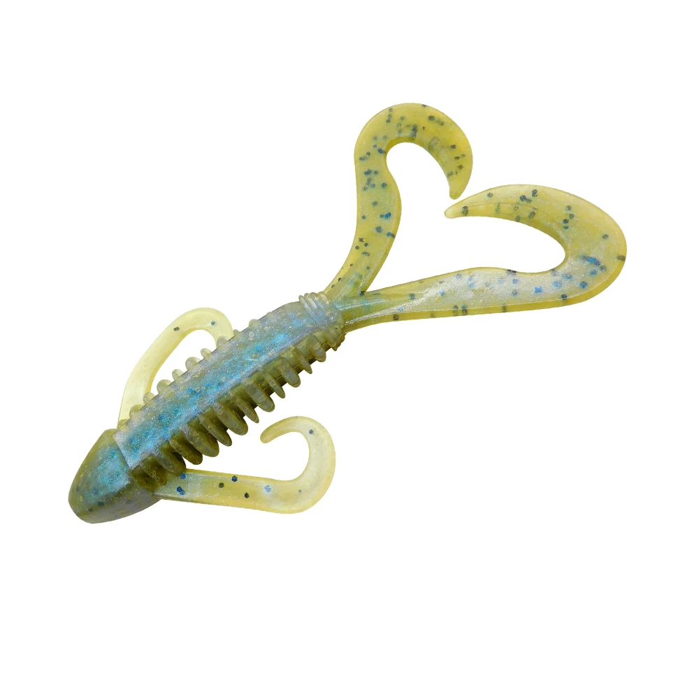 ESFISHING NEW Craw fishing Lure Swallow Bug 95mm 8pcs Fishing Bait Soft Plastic Worm for Bass Pike trout