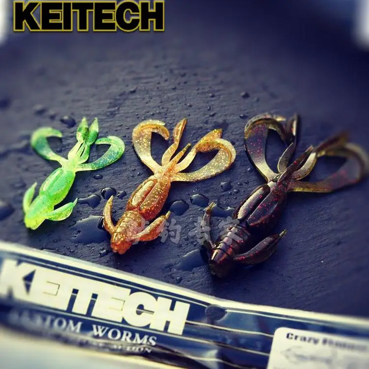 KEITECH Тип креветки Bug Bass Luya Мягкая приманка Мягкая ошибка Техасская рыболовная группа Crazy Flapper KEITECH Тип креветки Bug Bass Luya Мягкая приманка Мягкая ошибка Техасская рыболовная группа Crazy Flapper