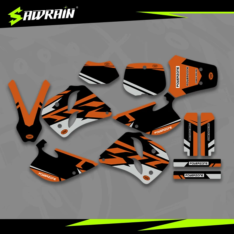 

Мотоциклетные графические фоны Sawrain, наборы наклеек для KTM EXC XCW SXF 93-37EXC SXF 001