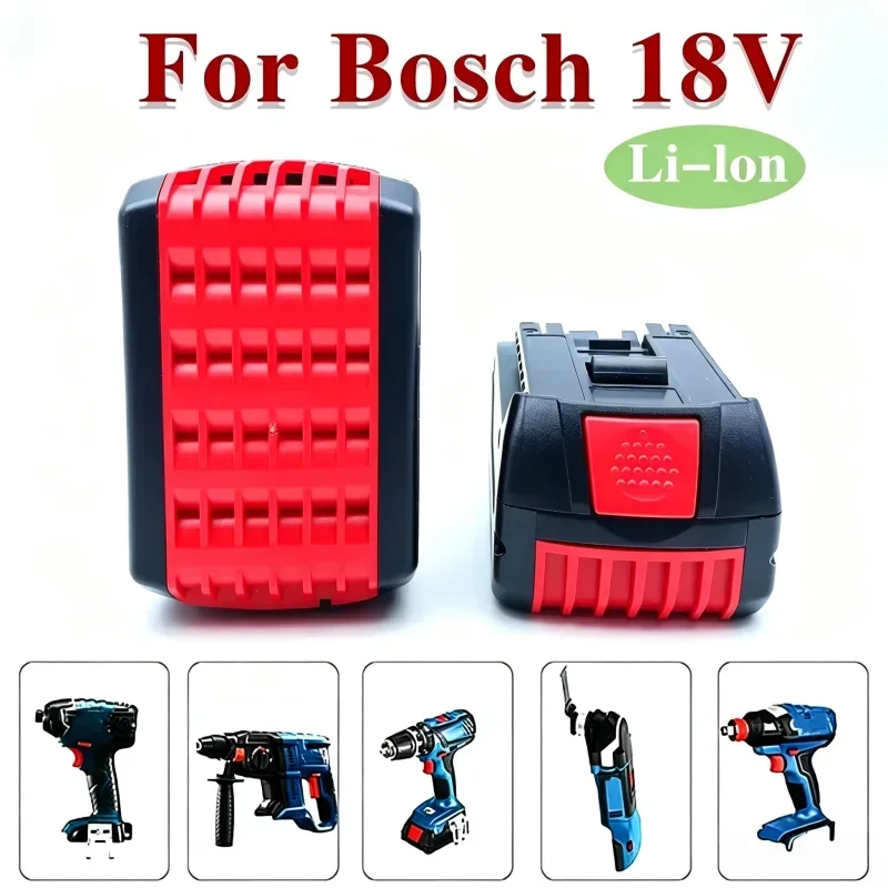 Geeignet für Bosch Professional Series 18V 6,0Ah Lithium-Ionen-Akkus, Schlagbohrmaschinen, Schlagschrauber und Elektrowerkzeug-Konverter.